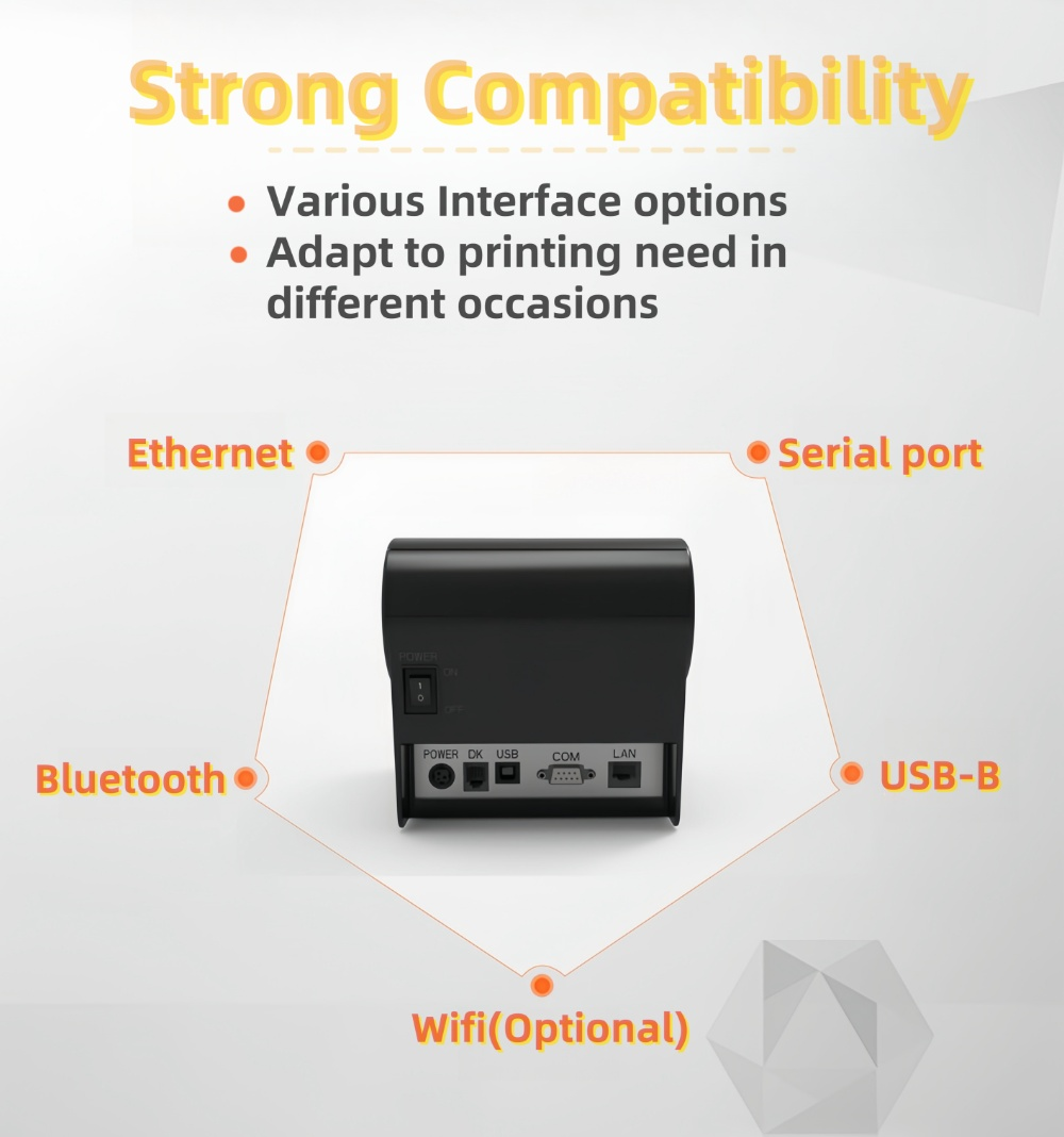 Available Interfaces on Thermal Printers